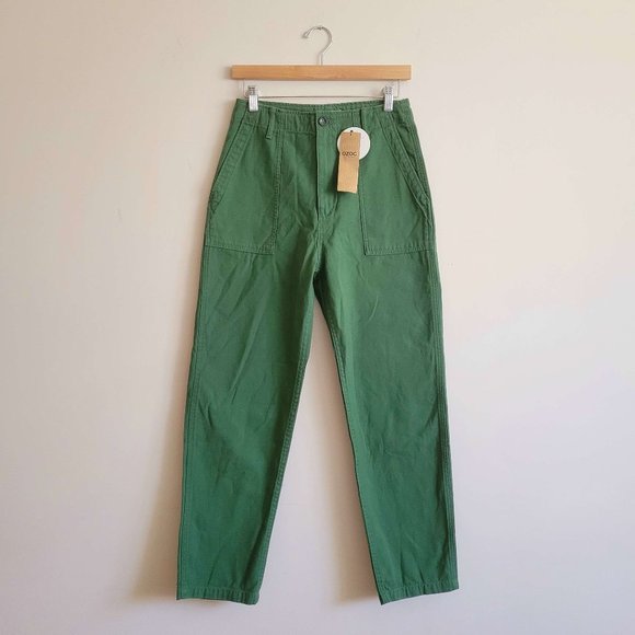 (sold) Japanese OZOC Utility Pants in Green - Picture 2 of 6